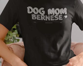 Maglietta per mamma di cane da montagna bernese, regalo per amanti degli animali