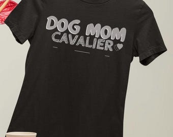 T-shirt pour maman Cavalier King Charles Spaniel : Vêtements pour les amoureux des chiens
