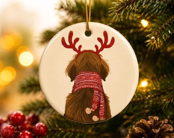 Golden Retriever Ornament, Golden Retriever Christmas Ornament, Dog Christmas Ornament, Golden Retriever Gift
