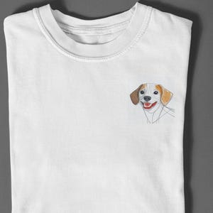 Beagle Dog Shirt, Beagle Lover Gift, Cute Beagle Face Tee, Dog Mom Shirt, Beagle Drawing T-Shirt, Pet Lover Gift for Her