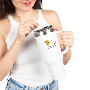 Beagle Dog Mug, Cute Beagle Coffee Cup, Dog Lover Gift, Pet Owner Mug, Puppy Lover Cup, Animal Print Mug, Beagle Owner Gift, Dog Mom Mug