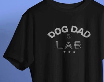 Camiseta de papá labrador: camiseta retro para amantes de los perros para hombres