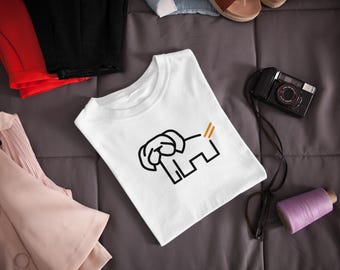 Camiseta de perro Shih Tzu: Diseño veterinario minimalista, camiseta unisex de algodón