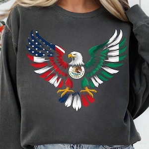 American Mexican Heritage, America Mexico Flag Eagle PNG, Cinco de Mayo Digital Download, Viva Mexico PNG Clipart, Mexican Roots Sublimation