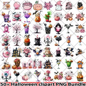 50+ Retro Halloween Bundle PNG, Halloween Bundle, Halloween Png, Gruselige Saison Png, Herbst Png, Retro Halloween Png, Halloween Png Designs