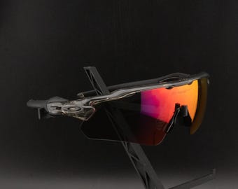 Active Sport Summer Sunglasses / Smoked Black Frame & Red Purple Lens SKU: CRB