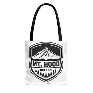 Mt. Hood Nature Tote Bag - Eco-Friendly Travel, Hiking, Beach, Gift for Outdoorsy Friends, Adventure Lovers