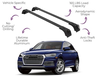 Audi純正　Q5 SQ5 FYルーフバー 08-24 Audi Q5 SQ5 8R FY Roof Rack Cover Cap Cross Bar End