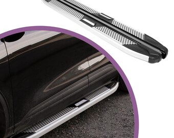 Erkul 5.2" Running Boards for Audi Q3 2012-2018 - 350 lb - Silver