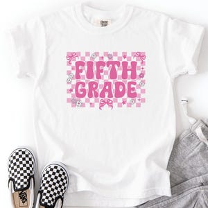 Fifth Grade Shirt, First Day of School Gift, Back To School Kids T-Shirt, 5th Grade Girls Tee, First Day of 5th Grade, 5th Grade Teacher Tee