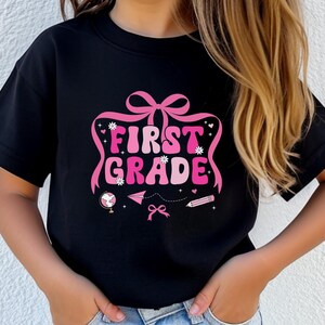 First Grade Shirt, First Day of School Gift, Back To School Kids T-Shirt, 1st Grade Girls Tee, First Day of 1st Grade, 1st Grade Teacher Tee