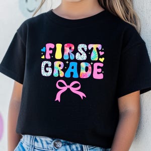 First Grade Shirt, First Day of School Gift, Back To School Kids T-Shirt, 1st Grade Girls Tee, First Day of 1st Grade, 1st Grade Teacher Tee