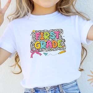 First Grade Shirt, First Day of School Gift, Back To School Kids T-Shirt, 1st Grade Girls Tee, First Day of 1st Grade, 1st Grade Teacher Tee