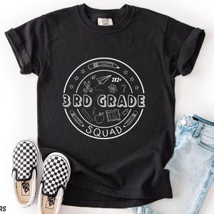 3rd Grade Squad Shirt, Back To School Third Grade Team Shirt, First Day of 3rd Grade Shirt, Third Grade Crew Teacher Tee, Third Grade Squad