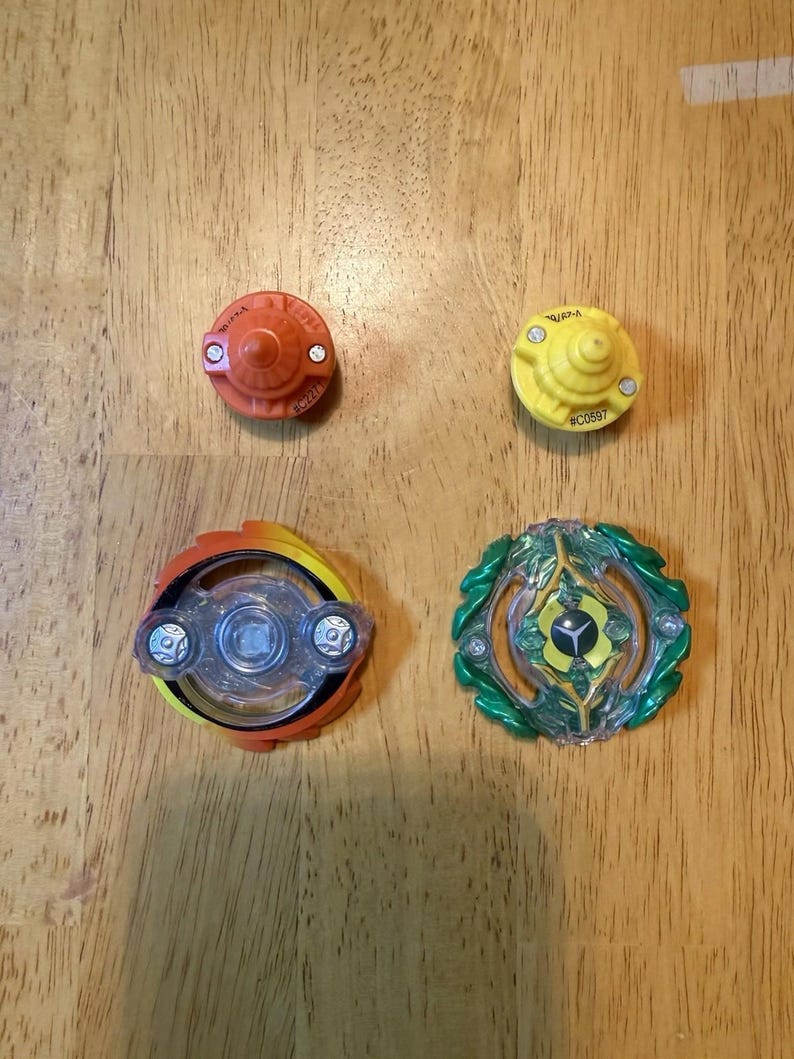 Huge Beyblade Burst Lot Beyblades And Launchers Hasbro Takara Tomy Rare Anime image 6