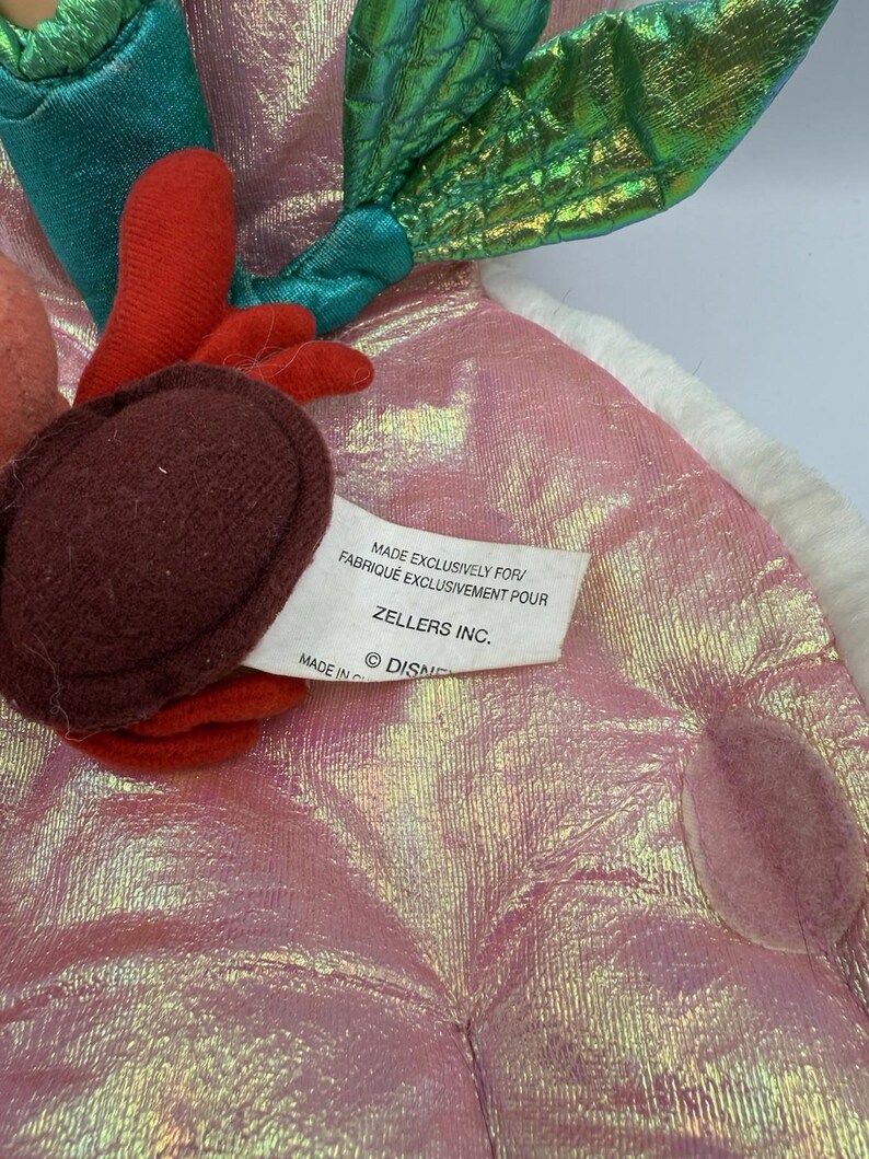 Vintage the Little Mermaid Clam Shell Ariel Stick Hand Puppet Disney ...