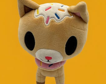 Tokidoki Kawaii Biscottino Donut Sprinkle Cat Kitty 8” Stuffed Plush Toy