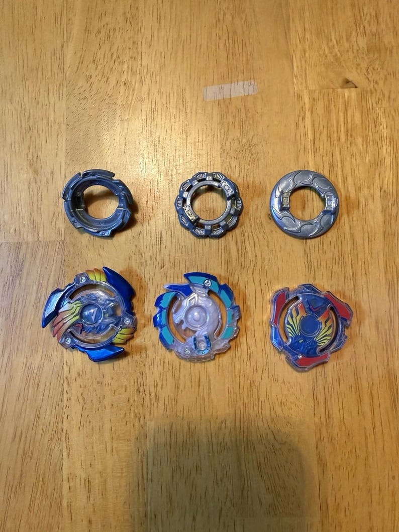 Huge Beyblade Burst Lot Beyblades And Launchers Hasbro Takara Tomy Rare Anime image 7