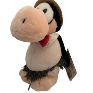 Fun Farm by Dakin Opus Penguin Vintage Stuffed Animal Plush Hawaii Souvenir