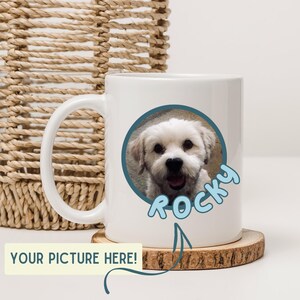 Custom Dog Mug, Personalized Pet Mug, Dog Mom Gift, Personalized Gift, Photo Mug, Custom Mug, Gift For Dog Lover, Dog Mom, Dog Dad