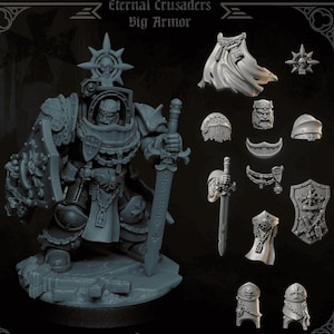 Eternal Crusaders and Pilgrims Terminator Weapons | GreyTide Studio | Black Space Knights | Templars | Angels | 40k