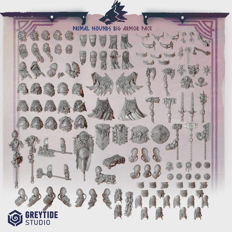 Fantasy Kitbashing Fantasy Wolf Priest - Etsy