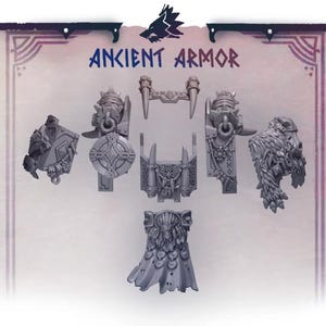 Primal Hounds Ancient Armor | Dreadnaught | Murder Fang | GreyTide Studio | 40k bits | Space Vikings Wolves