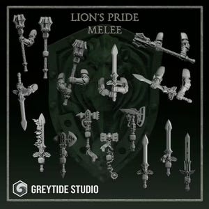 Eternal Pilgrims Melee Weapons | GreyTide Studio | Black Space Knights | Templars | Angels | 40k