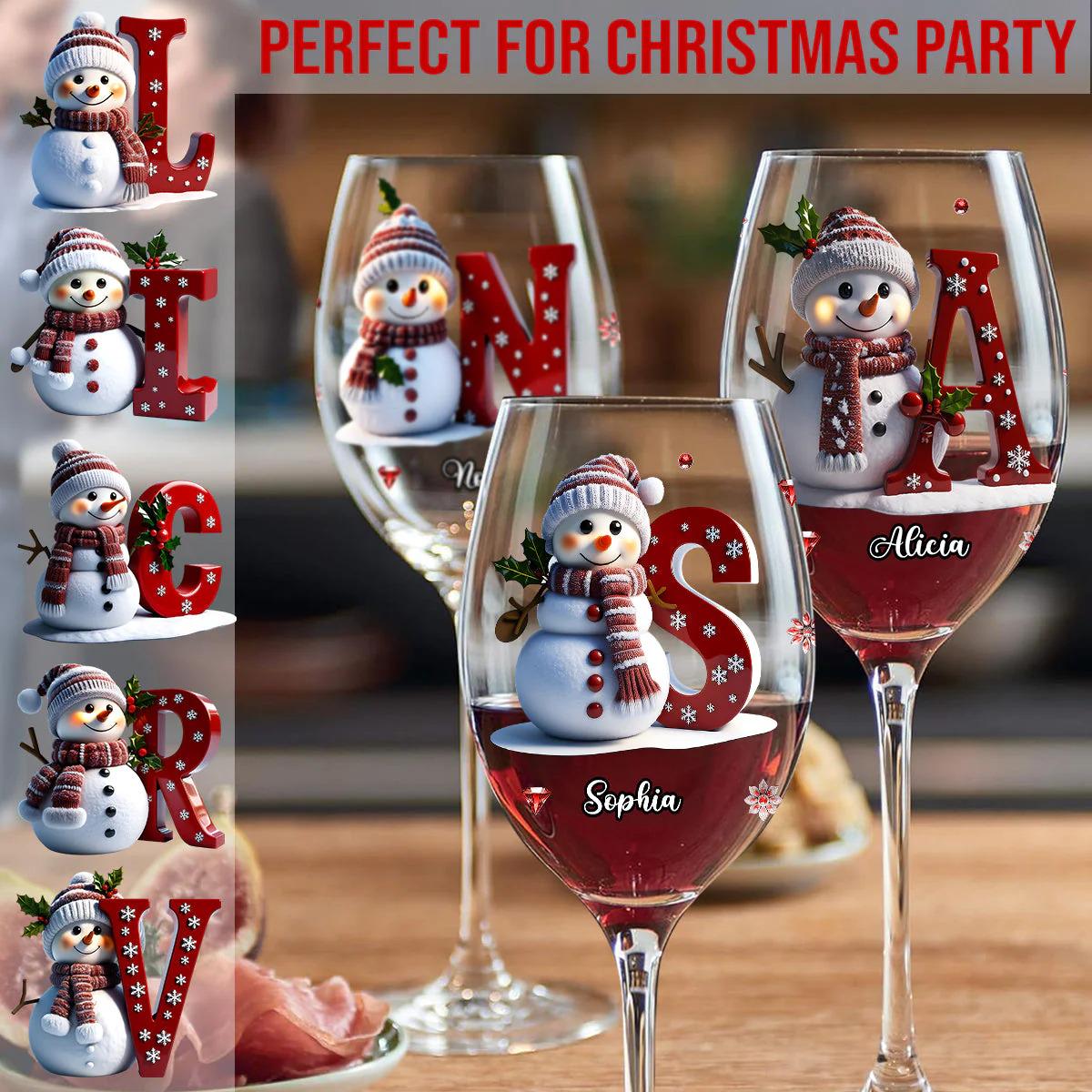 Weihnachten wein glas
