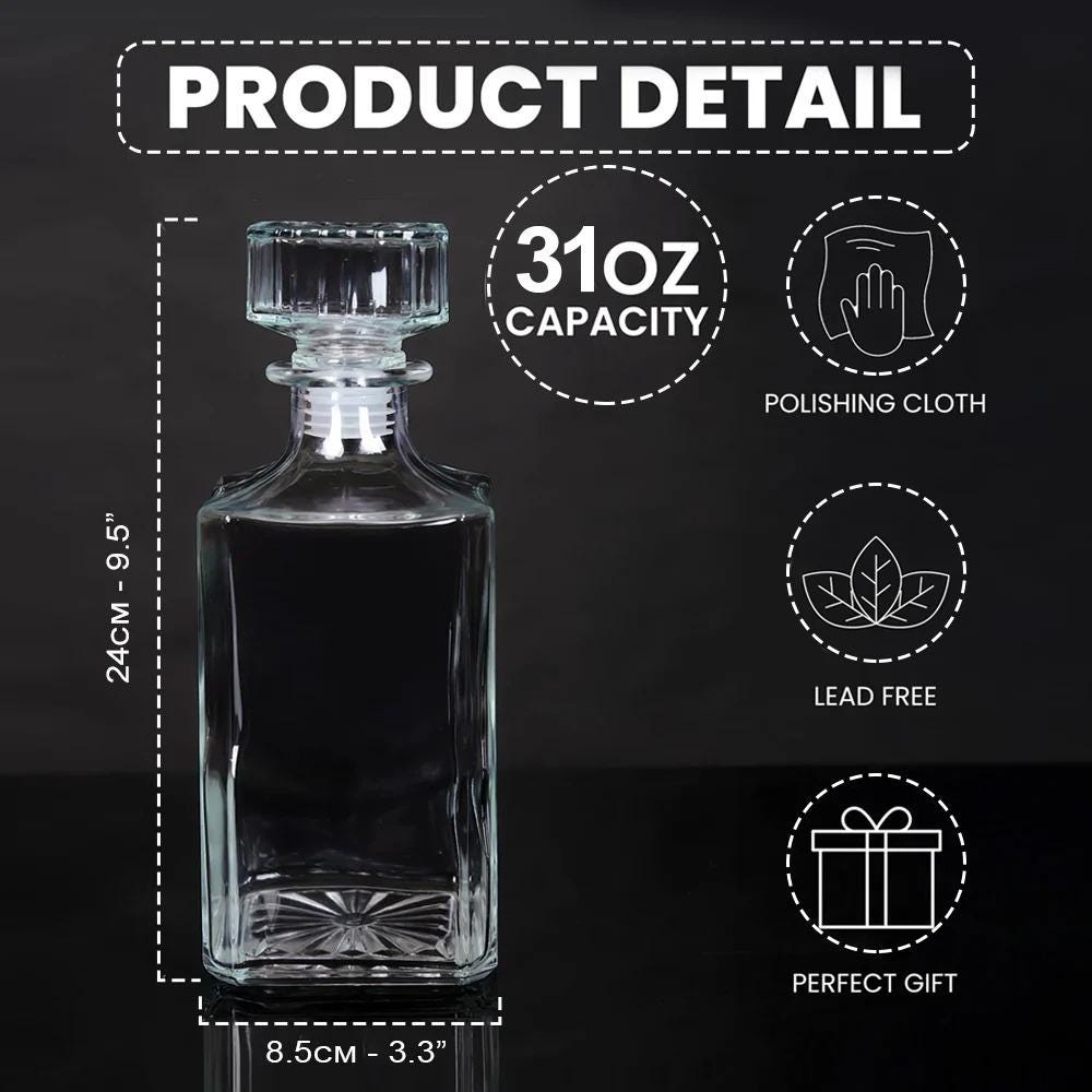 Police Officer Personalized 2D Whiskey Glass, America Flag Police Wine Glass for Whiskey Lover, Military Whiskey Decanter Set ipatuplc00022