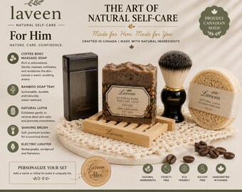 Personalized Luxury Self-Care Gift Set for Him