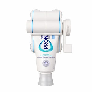 UZTEK Toothpaste Dispenser, One-Hand Operation, Wall Mounted, Quick installation.