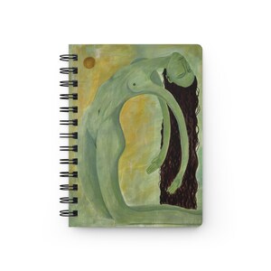Artistic Spiral Bound Journal for Creative Souls, Journal for Artists, Gift for Writers, Aesthetic Diary, Sketchbook