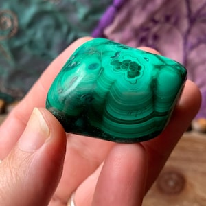 Malachite Freeform Polished Stone