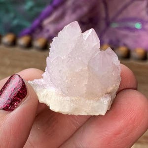 Spirit Quartz Point Crystal Cluster Amethyst
