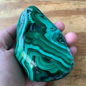 Large Malachite Botryoidal Top Polished 18.4oz 522g