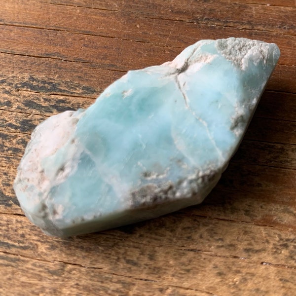 Rare Larimar Raw Stone Large 1.89 inch 17g