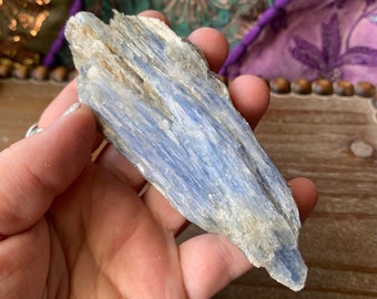 Large Blue Kyanite Cluster