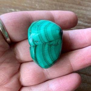 Malachite Stone Polished Freeform