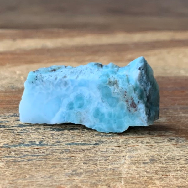 Rare Larimar Raw Stone Large 1.75 inch 16.6g