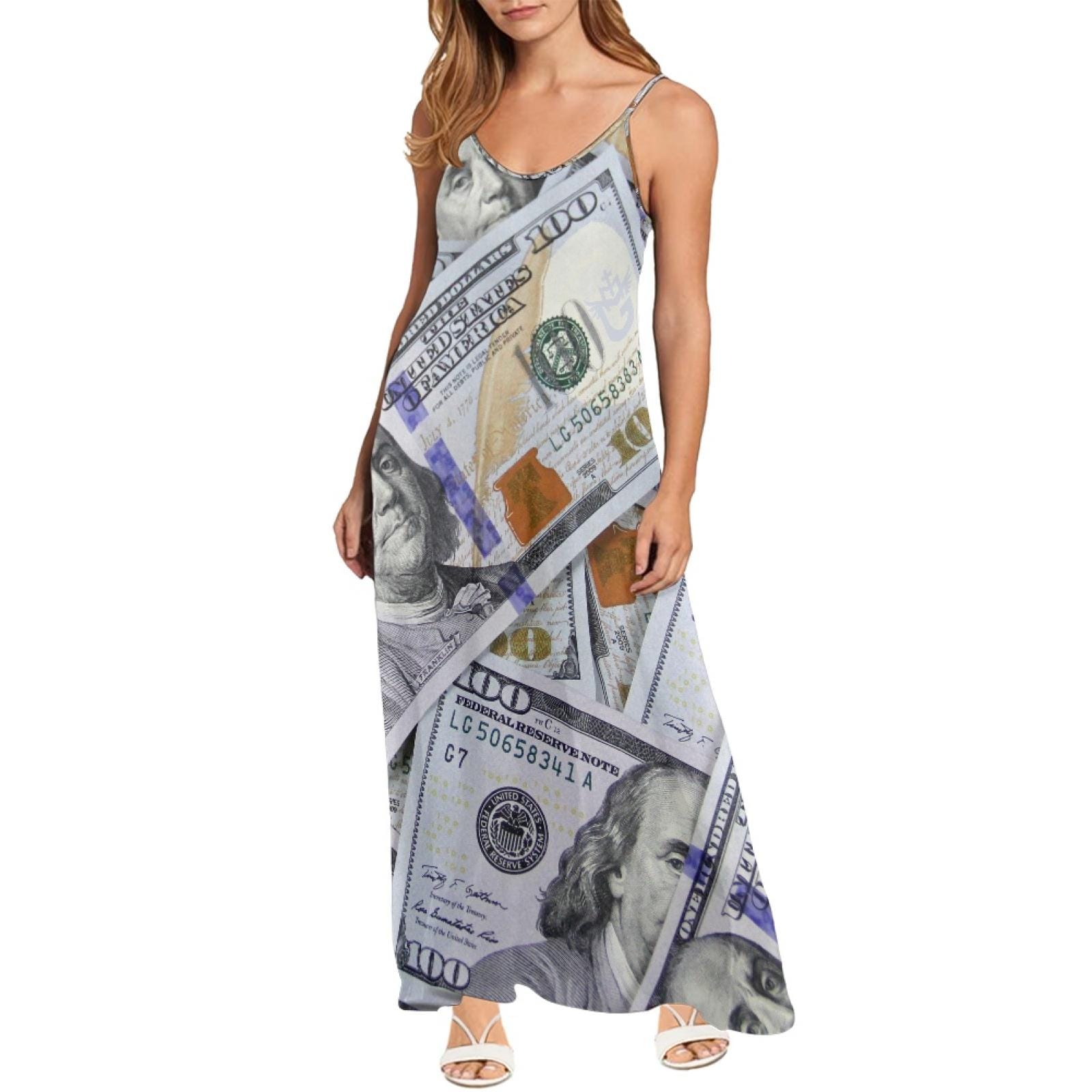 Money Print Dress