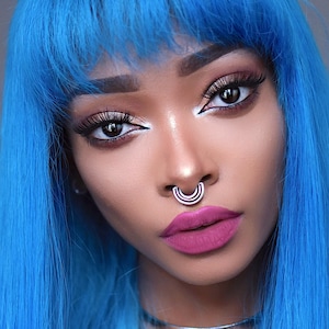 Septum Ring, Sterling Silver Nose Ring, Tribal Septum, Septum Jewelry, Nose Ring, Sterling Silver Septum Ring, Siver Nose Piercing, Septum