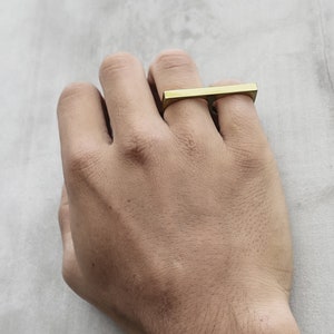 Mens Ring, Mens Jewelry, Mens Multifinger Ring, Mens Gold Ring, Double Finger Ring, Double Ring, Multifinger Ring, Men Gift, Boyfriend Gift