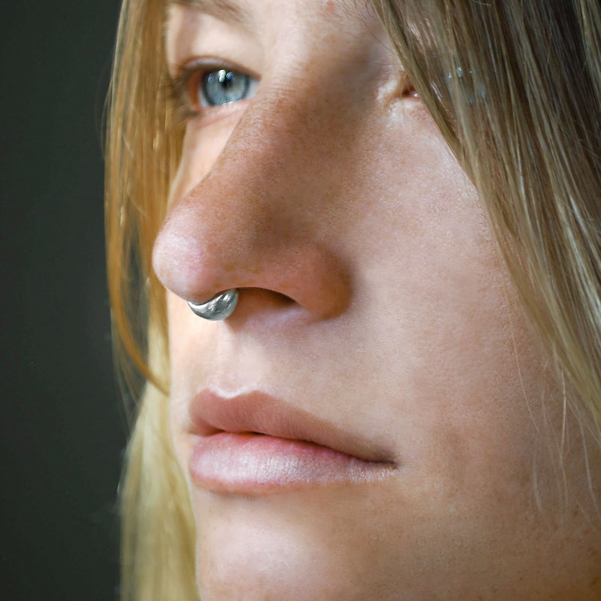 18G Septum Snug Septum Thick Septum Nose Ring Septum Cuff