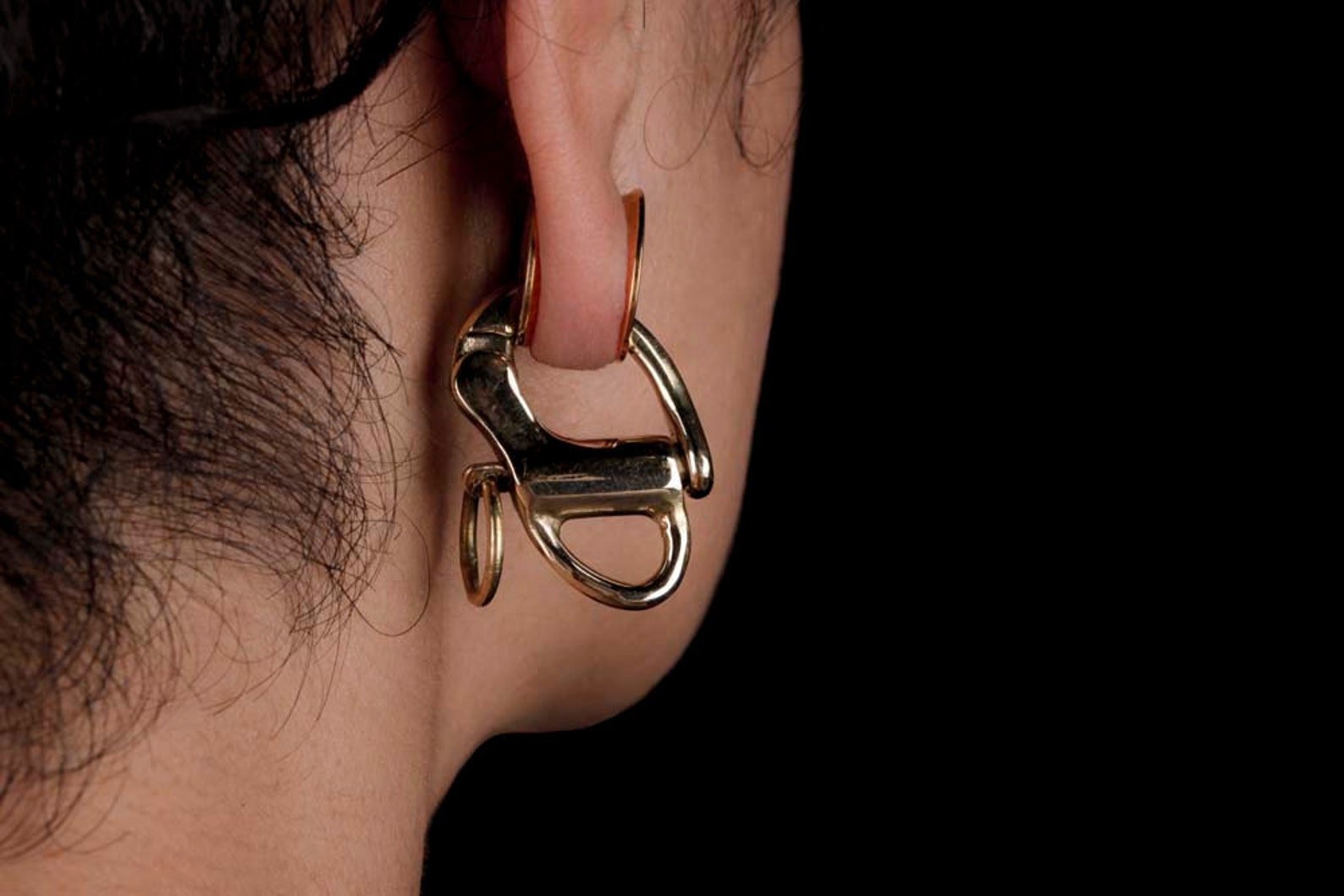 Gauged Earring Brass Rigging Clip Etsy