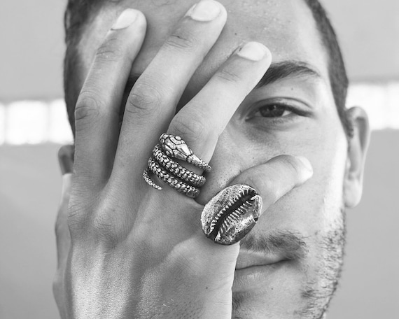 Moissanite Men's Ring Micro set Men's Ring Gift Boyfriend - Temu
