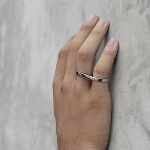Silver Multifinger Ring, Minimal Ring, Silver 2 Finger Ring, Silver Dual Ring, Silver Ring, Double Finger Ring, Double Ring, Elegant Ring