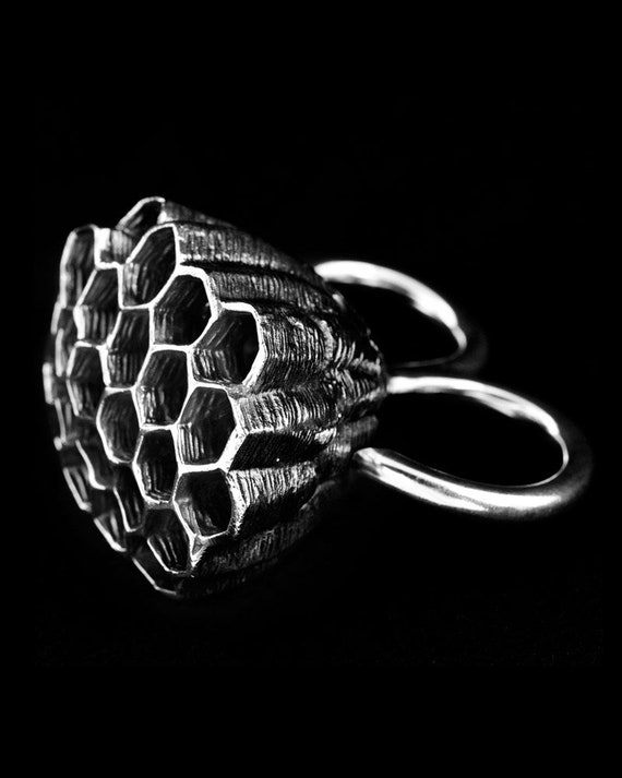 Ring Jewelry Hexagonal Jewelry Wasp Etsy