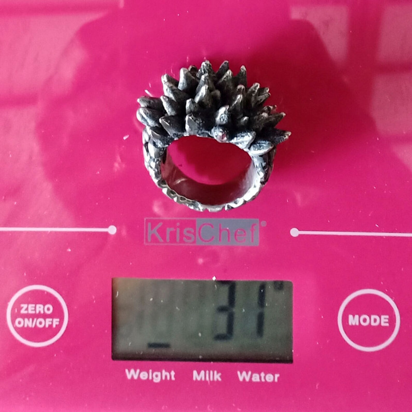 Spike Ring Spike Jewelry Durian Ring Silver Silver Ring Etsy Australia