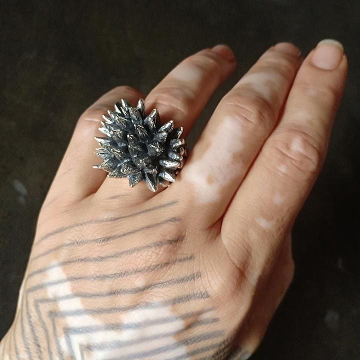 ★SENTIMENTS★ NO.611 [SILVER] SPIKY HEART RING NO.611 [SILVER] スパイキーハートリング - SENTIMENTS | 60